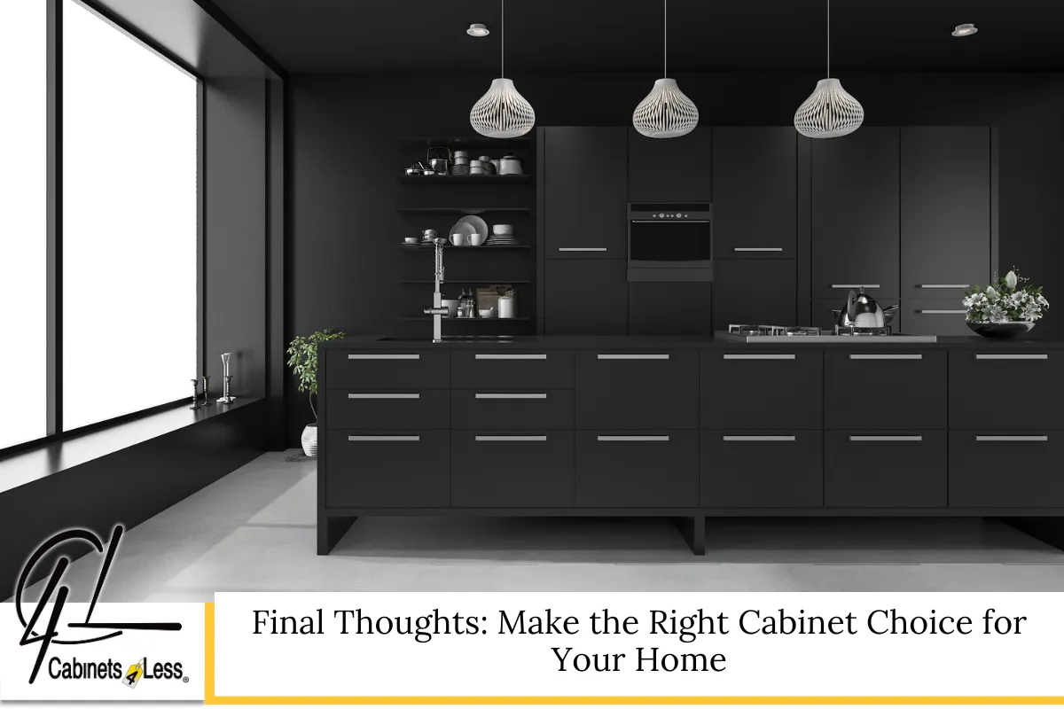 Final Thoughts: Make the Right Cabinet Choice for Your Home