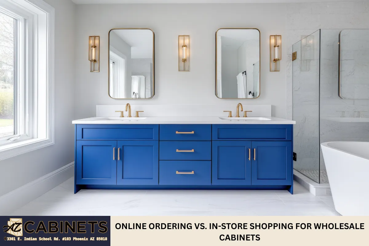 Online Ordering vs. In-Store Shopping for Wholesale Cabinets