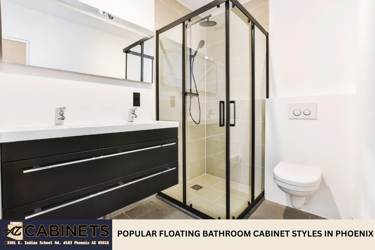 Popular Floating Bathroom Cabinet Styles in Phoenix