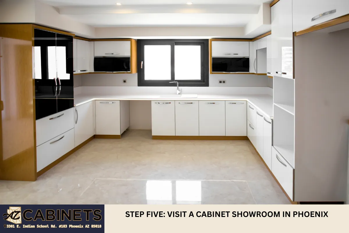 Step Five: Visit a Cabinet Showroom in Phoenix
